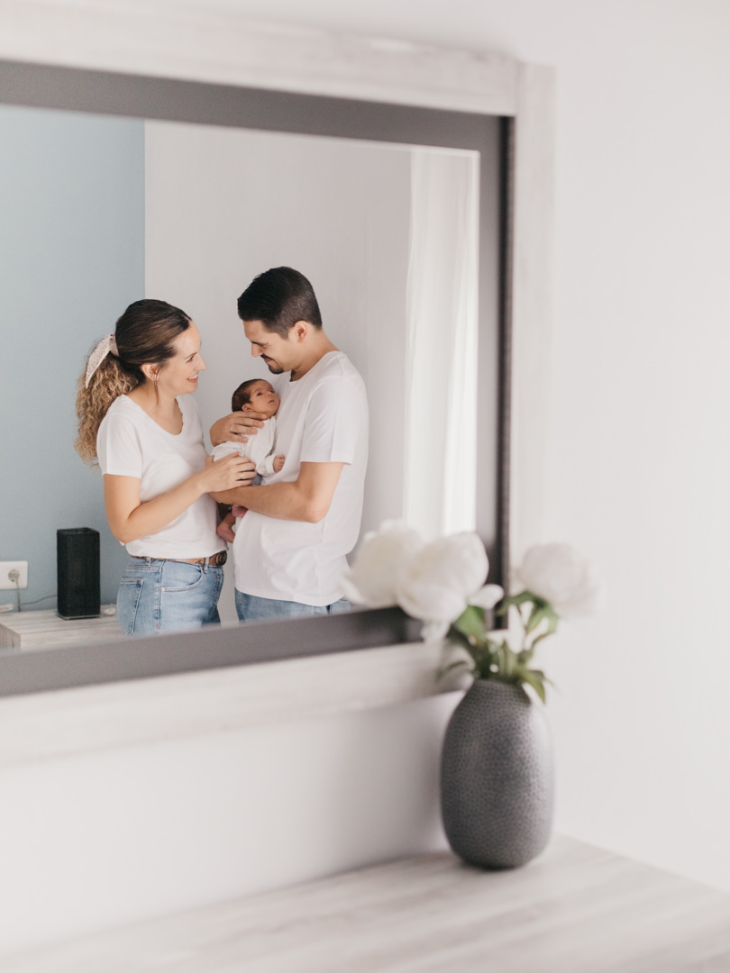 Fotografía new born natural a domicilio