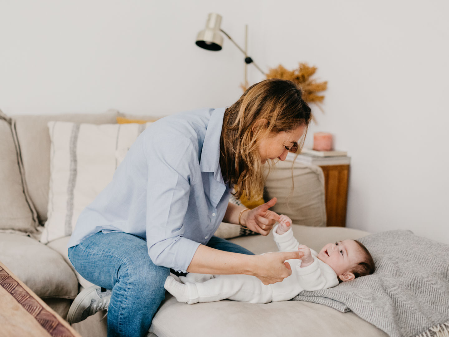 Sesión new born lifestyle en Barcelona